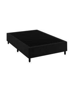 Base Cama Box Premium Casal Comum Preta