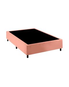 Base Cama Box Premium Casal Comum Rose