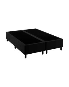 Base Cama Box Premium Queen Comum Preta